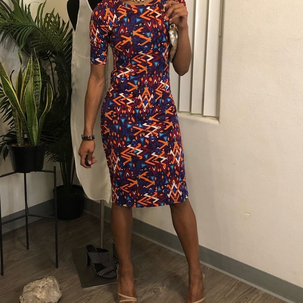 Lula Rue Aztec Print NWT Dress - Picture 10 of 14